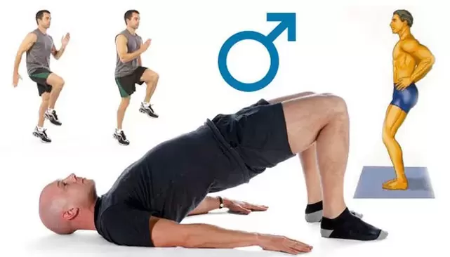 Exercițiile fizice ajută un bărbat să-și crească eficient potența